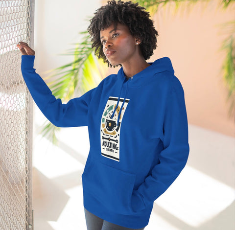 Three-Panel Fleece Hoodie